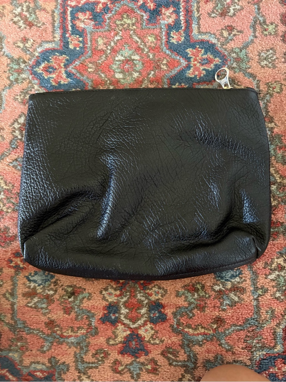 See By Chloe Black and Gold Leather Clutch - Picture 2 of 4